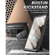 Pachet 360: Husa cu folie integrata Google Pixel 8a Supcase Unicorn Beetle Pro, negru