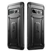 Pachet 360: Husa cu folie integrata Google Pixel 8a Supcase Unicorn Beetle Pro, negru