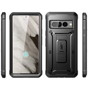 Pachet 360: Husa cu folie integrata Google Pixel 8a Supcase Unicorn Beetle Pro, negru