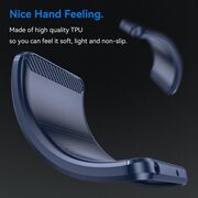 Husa pentru Samsung Galaxy M15 Liquid Carbon Silicone, albastru