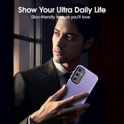 Husa pentru Samsung Galaxy A55 Lightweight Frosted Translucent, mov