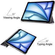 Husa pentru Apple iPad Air 11 2024 / 2025​ M2, M3, cu functie wake-up/sleep, tip stand, graffiti