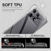 Husa pentru Xiaomi Poco X6 Pro Slim Anti-Shock 1.5mm, Transparent