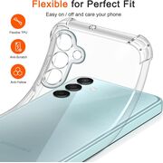 Husa pentru Samsung Galaxy M15 Anti-Shock 1.5mm, reinforced 4 corners, transparent
