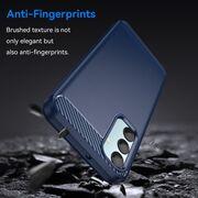 Husa pentru Samsung Galaxy M15 Liquid Carbon Silicone, albastru