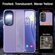 Husa pentru Samsung Galaxy A55 Lightweight Frosted Translucent, mov