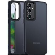 Husa pentru Samsung Galaxy A55 Lightweight Frosted Translucent, negru mat