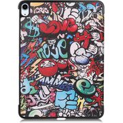 Husa pentru Apple iPad Air 11 2024 / 2025​ M2, M3, cu functie wake-up/sleep, tip stand, graffiti