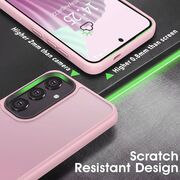 Husa pentru Samsung Galaxy A55 Lightweight Frosted Translucent, roz