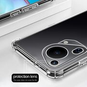 Husa pentru Honor Pura 70 Ultra Slim Anti-Shock 1.5mm reinforced corners, Transparent