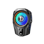 Cooler pentru racire telefon universal cu Display LED temperatura, racire rapida, silentios, 2 viteze, USB-C, negru