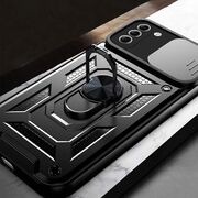 Husa Samsung Galaxy S21 FE 5G protectie camera Techsuit CamShield Series, negru