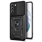 Husa Samsung Galaxy S21 FE 5G protectie camera Techsuit CamShield Series, negru