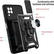 Husa pentru Huawei P40 Lite Armor Kickstand Tough Rugged Cover cu protectie camera, verde