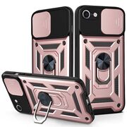 Husa pentru iPhone 6 / 6s cu inel Ring Armor Kickstand Tough Rugged, rose gold