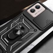 Husa pentru Motorola Moto G13, G23 cu inel Ring Armor Kickstand Tough, protectie camera, verde