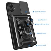 Husa pentru Samsung Galaxy A05 cu inel Ring Armor Kickstand Tough, protectie camera, verde