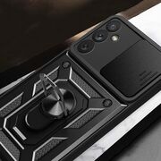 Husa pentru Samsung Galaxy A34 cu inel Ring Armor Kickstand Tough, protectie camera, rose gold