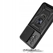 Husa pentru Samsung Galaxy A53 cu inel Ring Armor Kickstand Tough, protectie camera, verde