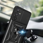 Husa pentru Samsung Galaxy A54 cu inel Ring Armor Kickstand Tough, protectie camera, verde