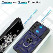 Husa pentru Samsung Galaxy S20 Ultra cu inel Ring Armor Kickstand Tough, protectie camera, verde