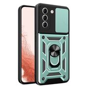 Husa pentru Samsung Galaxy S22 Plus cu inel Ring Armor Kickstand Tough, protectie camera, verde