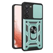 Husa pentru Samsung Galaxy S23 Plus cu inel Ring Armor Kickstand Tough, protectie camera, verde