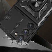 Husa pentru Samsung Galaxy S23 Plus cu inel Ring Armor Kickstand Tough, protectie camera, verde