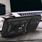 Husa pentru Samsung Galaxy S23 Plus cu inel Ring Armor Kickstand Tough, protectie camera, verde