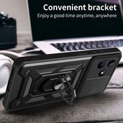 Husa pentru Xiaomi 14 cu inel Ring Armor Kickstand Tough, protectie camera, rose gold