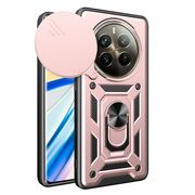 Husa pentru Realme 12 Pro / 12 Pro+ Plus cu inel Ring Armor Kickstand Tough, protectie camera, rose gold