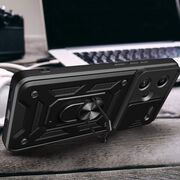 Husa pentru  Xiaomi Redmi Note 13 Pro+ Plus 5G Ring Armor Kickstand Tough Rugged Cover cu protectie camera, verde