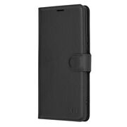 Husa Honor Magic 5 Lite Techsuit Leather Book tip carte, negru