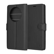 Husa Honor Magic 6 Lite Techsuit Leather Book tip carte, negru