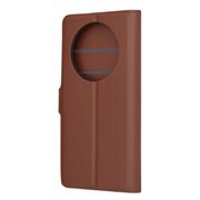 Husa pentru  Honor Magic 6 Lite tip carte cu inchidere magnetica, compartimente pentru carduri si functie stand, maro