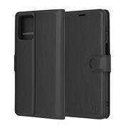 Husa Motorola Moto G14 Techsuit Leather Book tip carte, negru