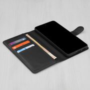 Husa Motorola Moto G14 Techsuit Leather Book tip carte, negru