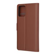 Husa Motorola Moto G14 Techsuit Leather Book tip carte, maro