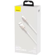 Cablu date Fast Charging USB, Type-C Baseus, 1m, alb, CAKF000102