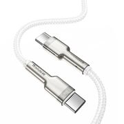 Cablu date Type-C Baseus, 100W, 480Mbps, 1m, alb, CATJK-C02