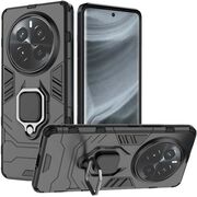 Husa pentru Realme 12+ cu inel Armor Kickstand Tough Rugged Cover, negru