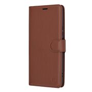 Husa Honor 70 Lite, X6, X8 5G Techsuit Leather Book tip carte, maro