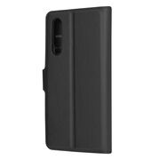 Husa Huawei P30 Techsuit Leather Folio, negru