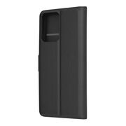 Husa pentru Motorola Moto G04 / G24 / G24 Power tip carte cu inchidere magnetica, compartimente pentru carduri si functie stand, negru