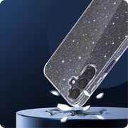 Husa sclipici Samsung Galaxy A05s Sparkle Skin, transparenta