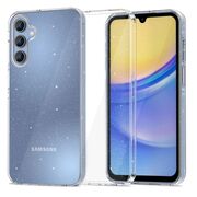 Husa sclipici Samsung Galaxy A15 Sparkle Skin, transparenta