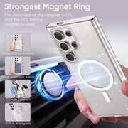 Husa sclipici Samsung Galaxy S24 Ultra Sparkle Skin cu MagSafe, transparenta