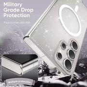 Husa sclipici Samsung Galaxy S24 Ultra Sparkle Skin cu MagSafe, transparenta