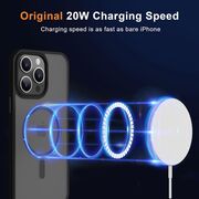 Husa pentru iPhone 15 Pro cu MagSafe, Ghost Series, translucent - negru