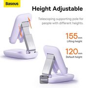 Suport telefon birou Baseus Seashell, mov, B10551500511-00